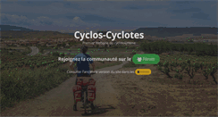 Desktop Screenshot of cyclos-cyclotes.org